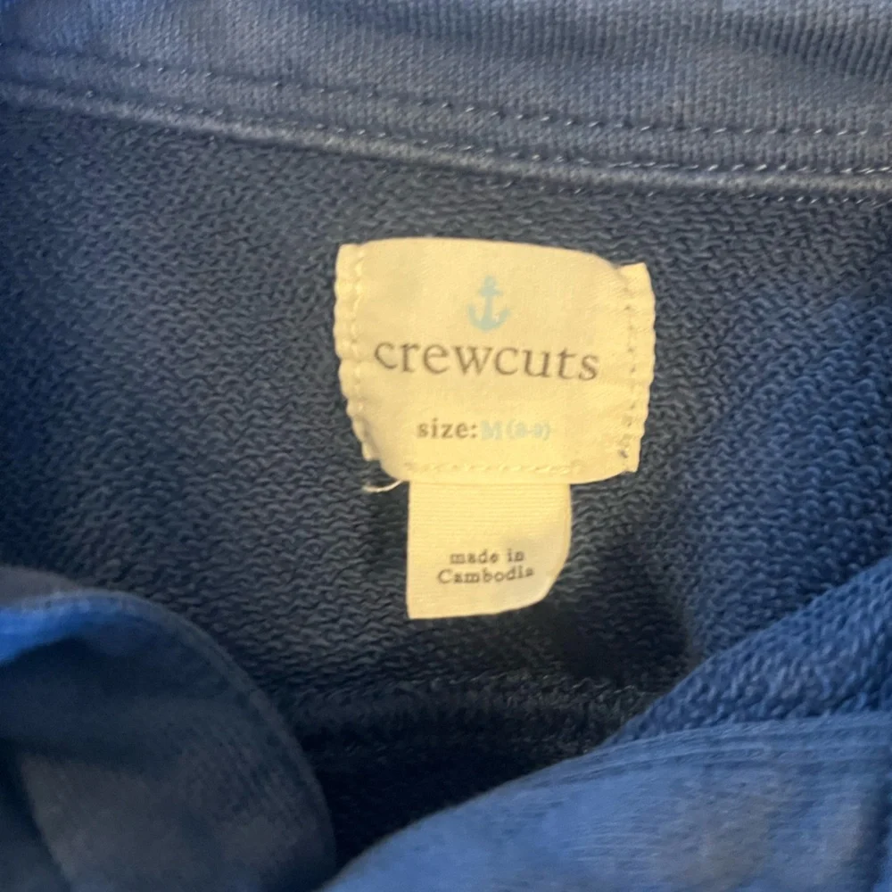 Crewcuts J.Crew Blue Kids’ Cotton Button Down Jacket Size Medium‎